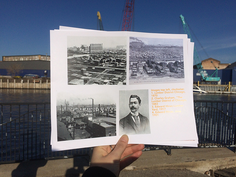 Chicago River & Canal Walking Tour: History of Timber Extraction, Deep Time Chicago, 2017